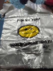 笑脸塑料袋加厚背心方便袋手提购物外卖打包袋食品级袋子定制批发3250